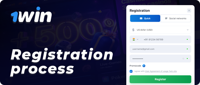 Sign up at 1Win India