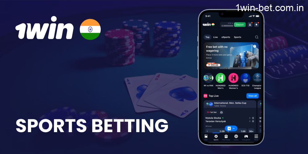 1win Mobile Sports Betting in India