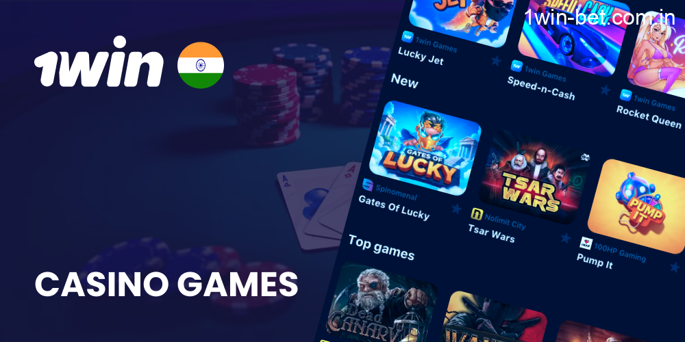 Casino Games in 1win India