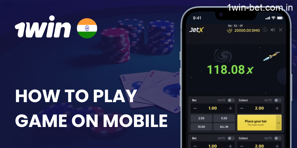 Guide to play 1win JetX Game on Mobile Devices