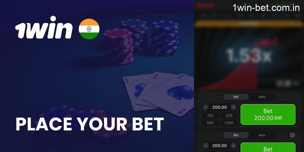 Place your Bet in 1win Aviator Game